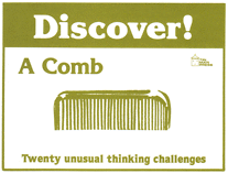 Discover A Comb Card Set, Hands On Activities and Observation Skills